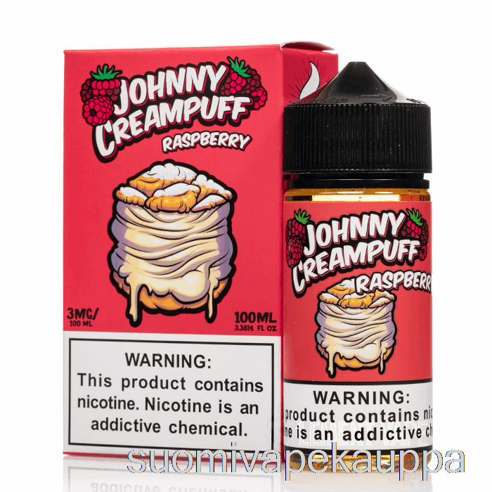 Vape Nesteet Vadelma - Johnny Creampuff - 100ml 3mg